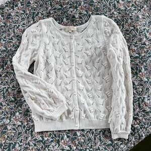 Sezane Marthe Cardigan Organic Cotton size Small